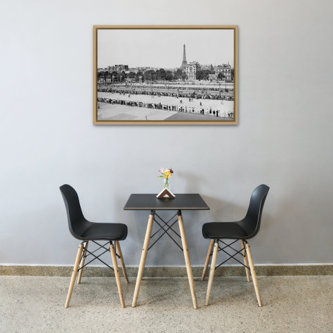 Blick auf den Eiffelturm bei der Tour 1951 - Wandbild