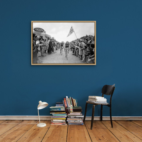 Coppi und Bartali am Col d'Izoard 1949 - Wandbild