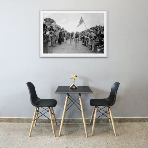 Coppi und Bartali am Col d'Izoard 1949 - Wandbild