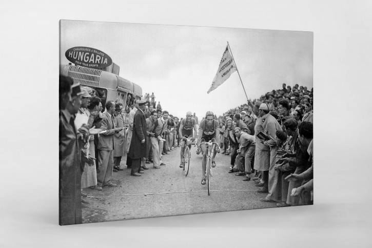 Coppi und Bartali am Col d'Izoard 1949 - Wandbild