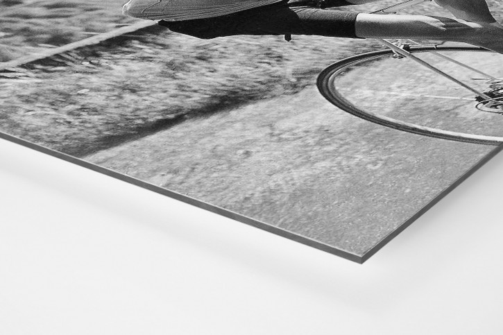 Wasserflaschenübergabe bei der Tour 1956 - Wandbild