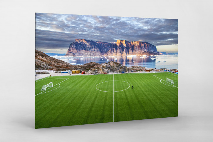 Kunstrasenplatz in Grönland - Wandbild