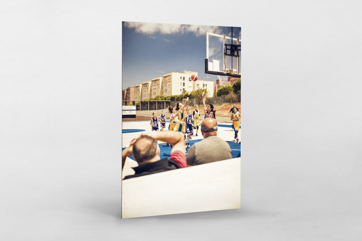 Wandbild: Basketball auf Gran Canaria - The final throw - Olli Mueller Photography