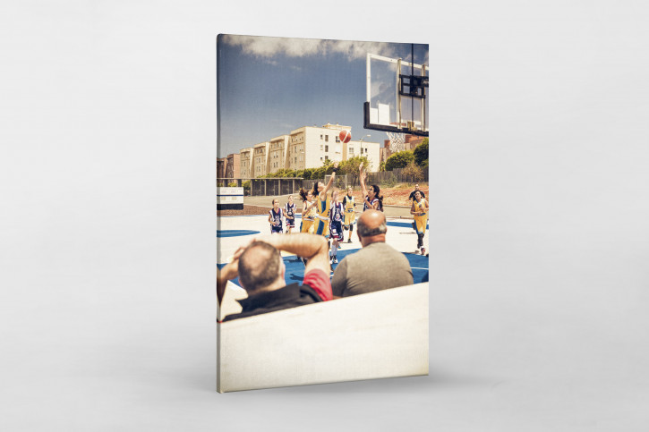 Wandbild: Basketball auf Gran Canaria - The final throw - Olli Mueller Photography
