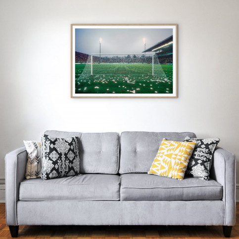Flutlicht im Bökelbergstadion 1982 - Wandbild