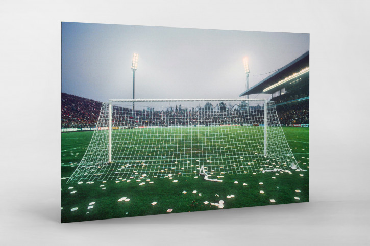 Flutlicht im Bökelbergstadion 1982 - Wandbild