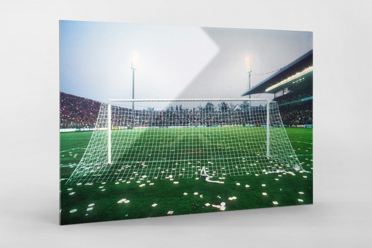 Flutlicht im Bökelbergstadion 1982 - Wandbild
