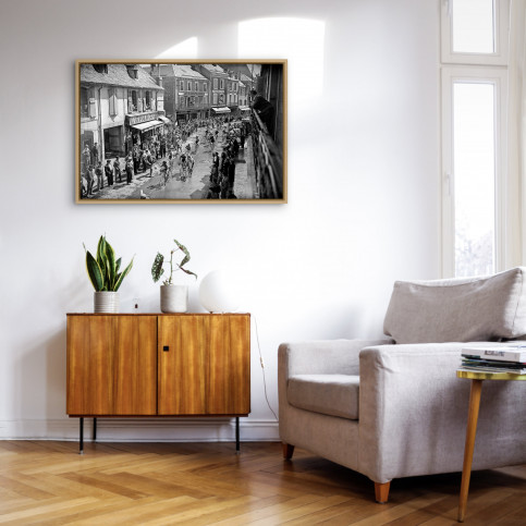 In Lannemezan bei der Tour 1955 - Wandbild