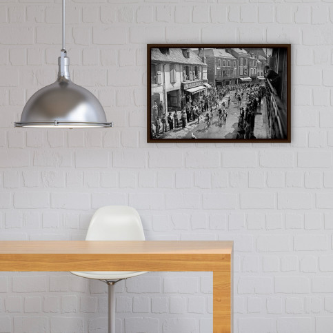 In Lannemezan bei der Tour 1955 - Wandbild