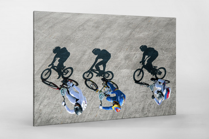 Schatten-Biker - Wandbild