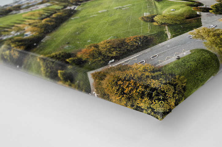 Fußballplätze in Lausanne - Stade Pierre de Coubertin - Wandbild