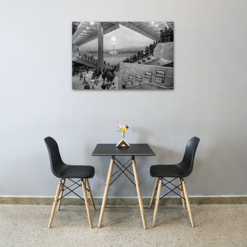 Blick ins Westfalenstadion 1970er Jahre - Wandbild