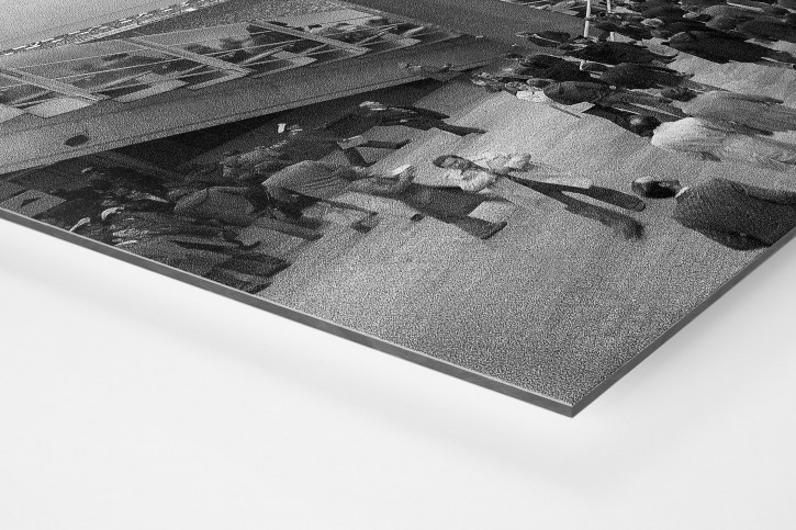 Blick ins Westfalenstadion 1970er Jahre - Wandbild