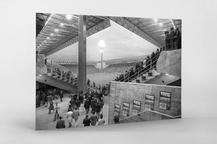 Blick ins Westfalenstadion 1970er Jahre - Wandbild