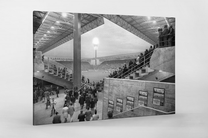 Blick ins Westfalenstadion 1970er Jahre - Wandbild