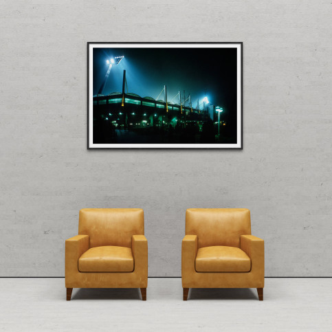 Ulrich Haberland Stadion bei Flutlicht - Stadionfotografie aus Leverkusen