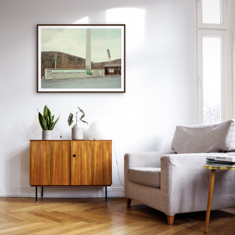 Witness of Glory Times: Aue - Markus Wendler - Stadion Foto als Wandbild