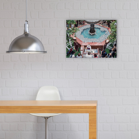 Fußbälle in Moskauer Mall - Sebastian Wells Foto als Wandbild