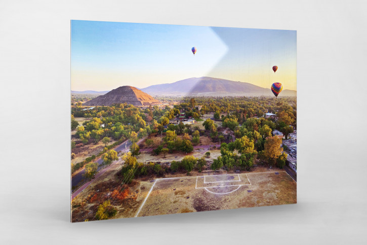 Fußballplatz und Heißluftballons - Wandbild - 11FREUNDE SHOP