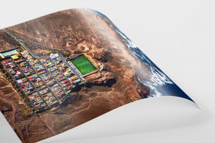 Fußballplatz auf Gran Canaria - Foto Sébastien Nagy - Wandbild