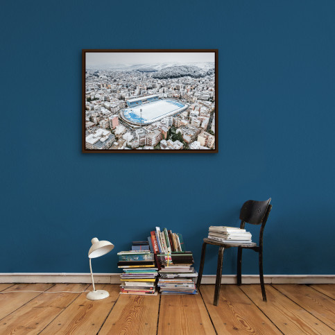 Griechischer Winter - Wandbild
