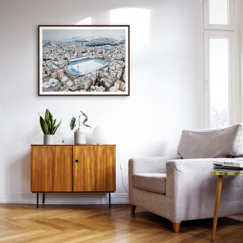 Griechischer Winter - Wandbild