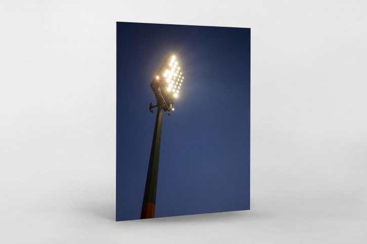 Flutlichtmast am Böllenfalltor - Darmstadt 98 Foto als Wandbild