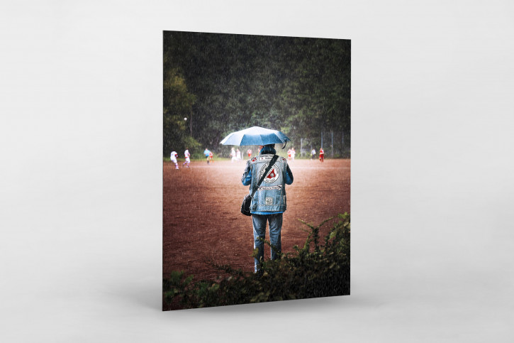 Altona-Fan im Regen - Foto Fußballfan Titel Cover 11FREUNDE Ausgabe #155
