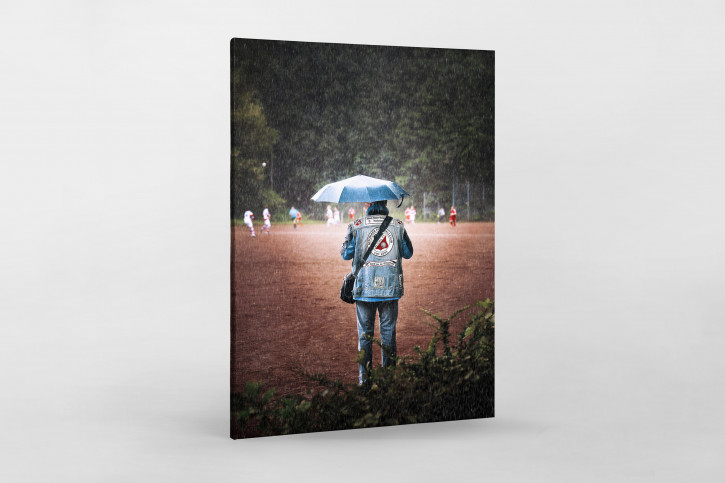 Altona-Fan im Regen - Foto Fußballfan Titel Cover 11FREUNDE Ausgabe #155