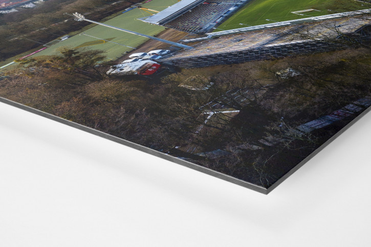 Sportpark Höhenberg und Kölner Skyline - Viktoria Köln Wandbild