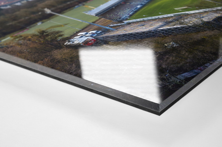 Sportpark Höhenberg und Kölner Skyline - Viktoria Köln Wandbild