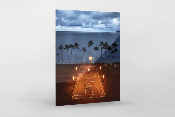 Basketball Court in Hawaii - Wandbild