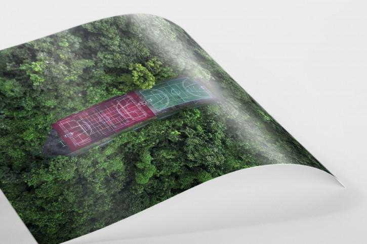 Basketball Courts in Singapur - Sébastien Nagy Wandbild