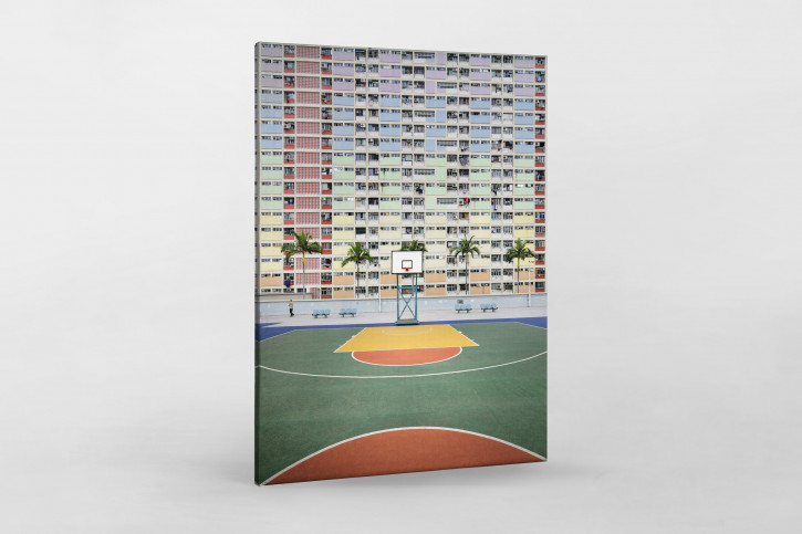 Basketball Court in Hongkong - Sébastien Nagy Wandbild