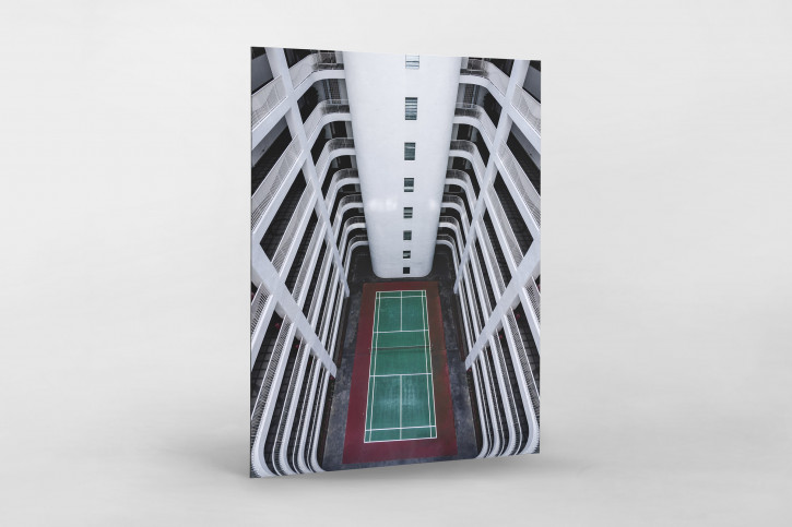 Tennisplatz in Singapur - Sébastien Nagy Wandbild