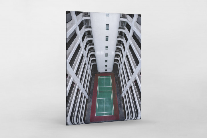 Tennisplatz in Singapur - Sébastien Nagy Wandbild