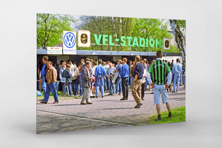 Einlass in Wolfsburg - VfL-Stadion am Elsterweg 2. Bundesliga 1996/97