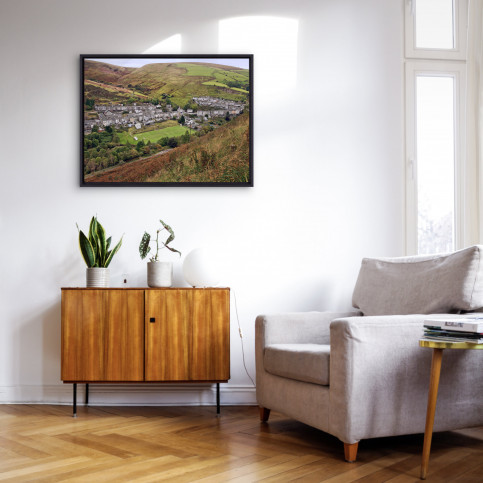 Blick auf den Blandy Park in Südwales - Wandbild Die ganze Welt ist ein Spielfeld
