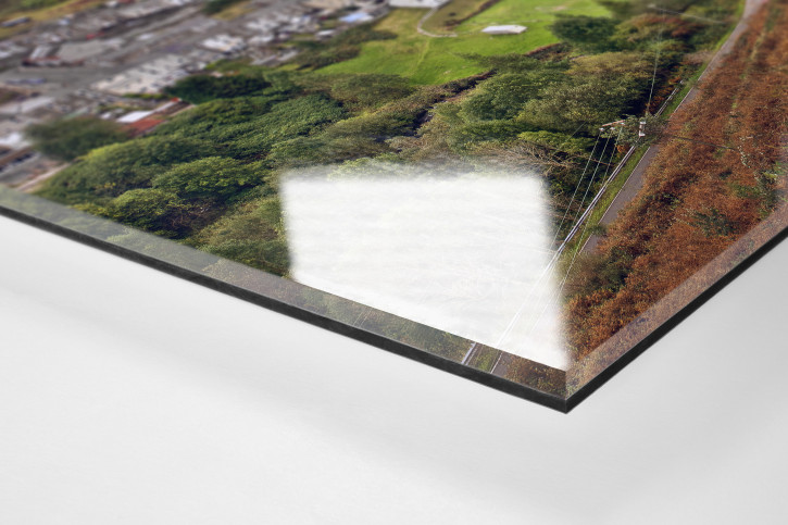 Blick auf den Blandy Park in Südwales - Wandbild Die ganze Welt ist ein Spielfeld