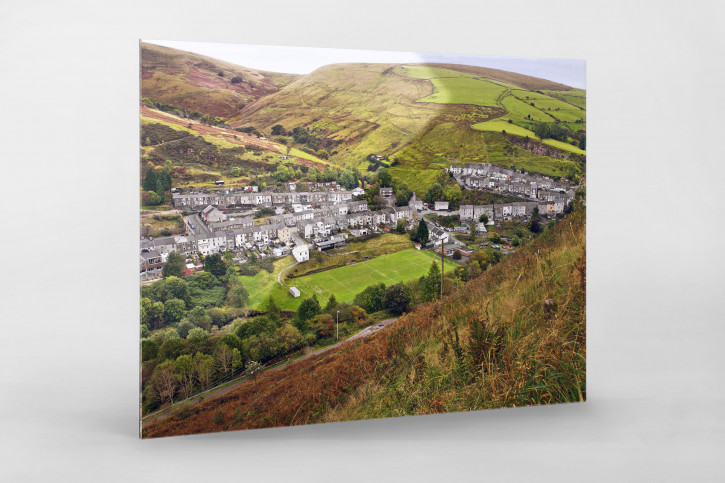 Blick auf den Blandy Park in Südwales - Wandbild Die ganze Welt ist ein Spielfeld