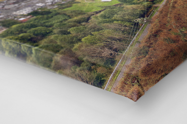 Blick auf den Blandy Park in Südwales - Wandbild Die ganze Welt ist ein Spielfeld