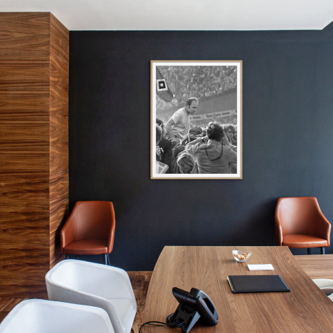 Uns Uwe wird getragen - Wandbild