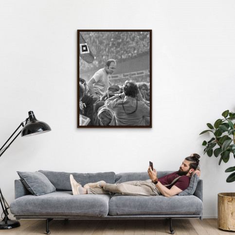 Uns Uwe wird getragen - Wandbild