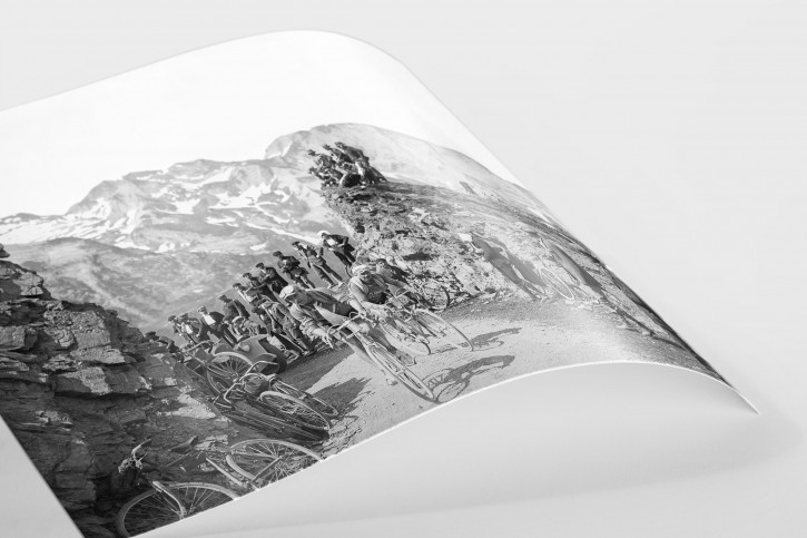 Am Col de L'Aubisque bei der Tour 1923 - Wandbild