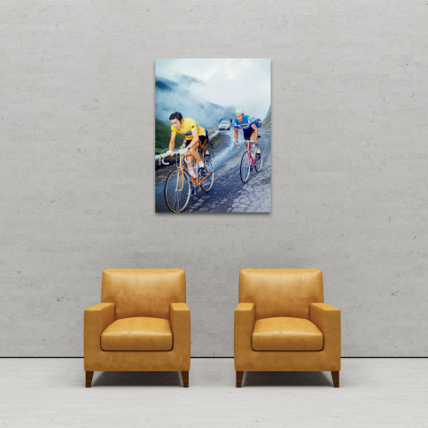 Merckx & Poulidor am Col du Tourmalet 1974 - Wandbild