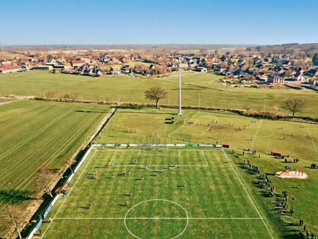 Fußballplatz vom TuS Bargestedt - Wandbild