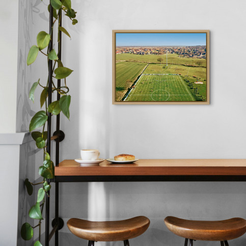 Fußballplatz vom TuS Bargestedt - Wandbild