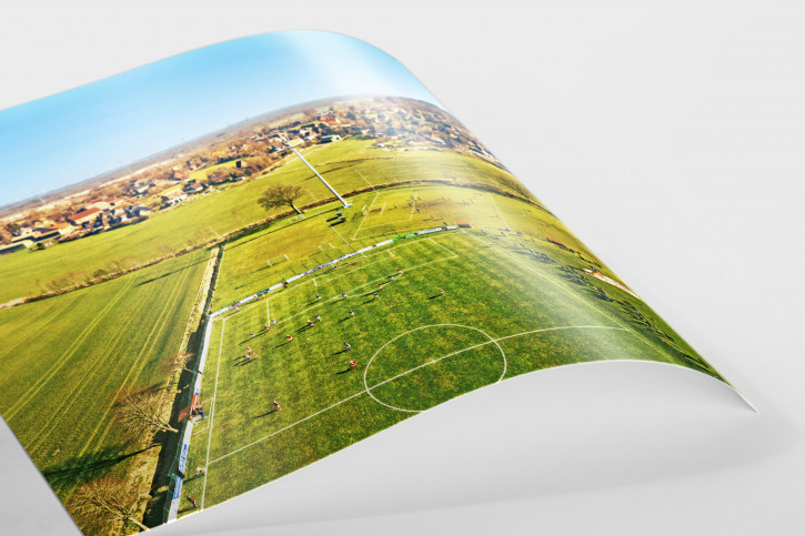 Fußballplatz vom TuS Bargestedt - Wandbild