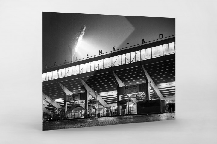 Flutlichtmast über dem Westfalenstadion - Wandbild