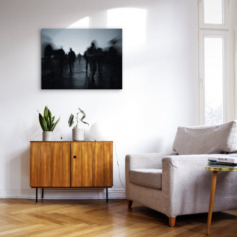 Über die Brücke auf Schalke - Wandbild